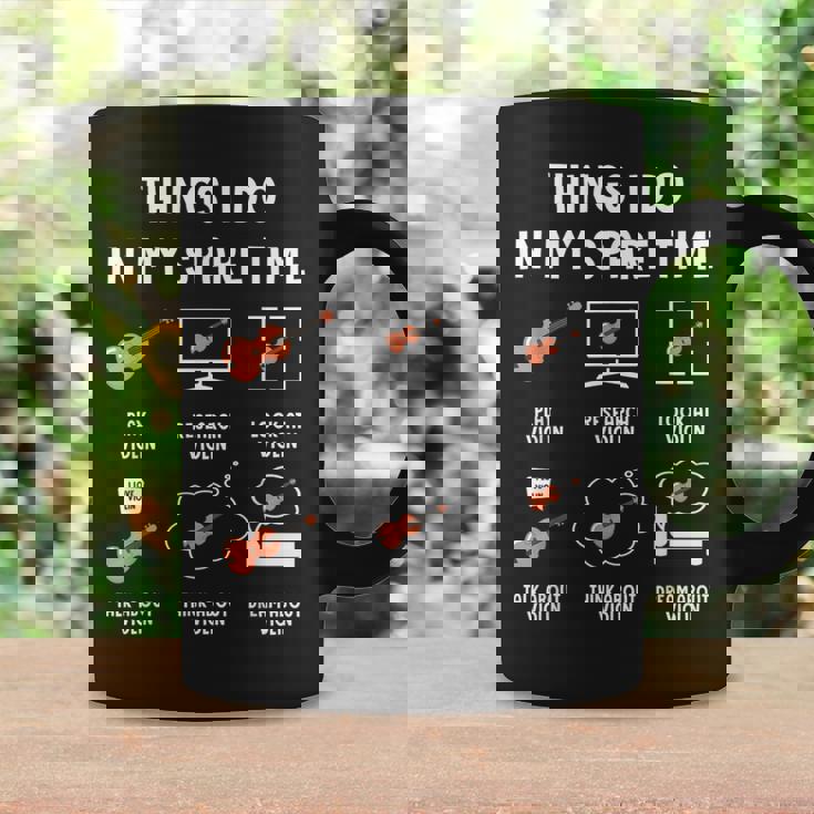 Things I Do In Mypare Time ヴァイオリン コーヒーマグ ギフトのアイデア