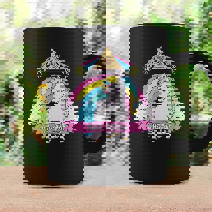 Unicorn Hailatan Devil Death Metal Rainbow Ocult コーヒーマグ ギフトのアイデア