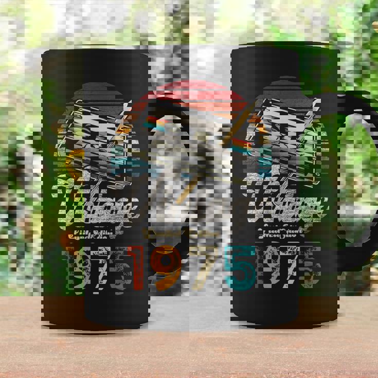 Vintage 1975 Cumpleaños 50 Años Cassette Lápiz Taza de café Ideas de regalos