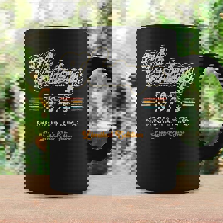 Vintage 1975 Piezas Originales 50 Cumpleaños Taza de café Ideas de regalos
