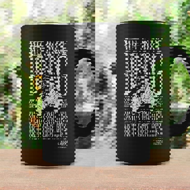 Vintage Bare Knuckle Boxingin Guantes De Boxeo Taza de café Ideas de regalos