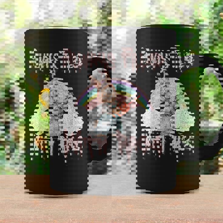 Vintage Chainsaw Bunny Rage Horror Movie Graphic コーヒーマグ ギフトのアイデア