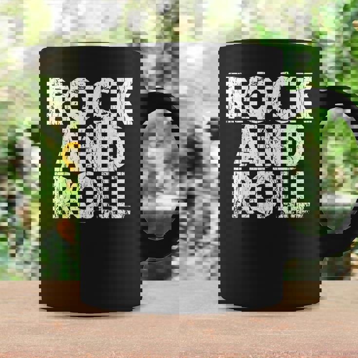 Vintage Grunge Old Rock & Roll Music Rock And Roll コーヒーマグ ギフトのアイデア