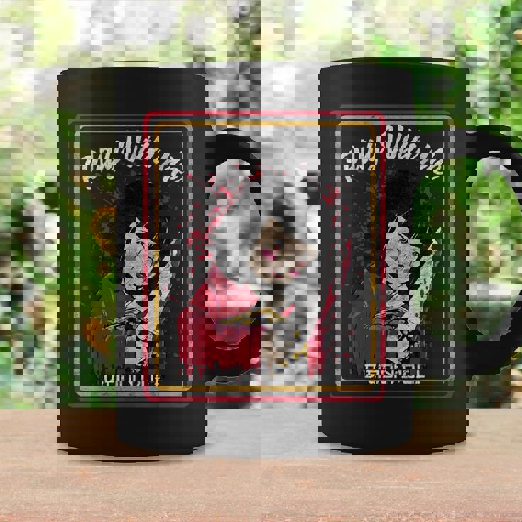 Vintage Horror Play With Me Haunted Ichimatsu Doll コーヒーマグ ギフトのアイデア