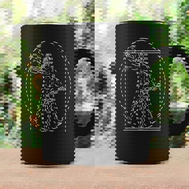 Vitruvian Man ギターロッカー ダヴィンチ ギタリスト コーヒーマグ ギフトのアイデア