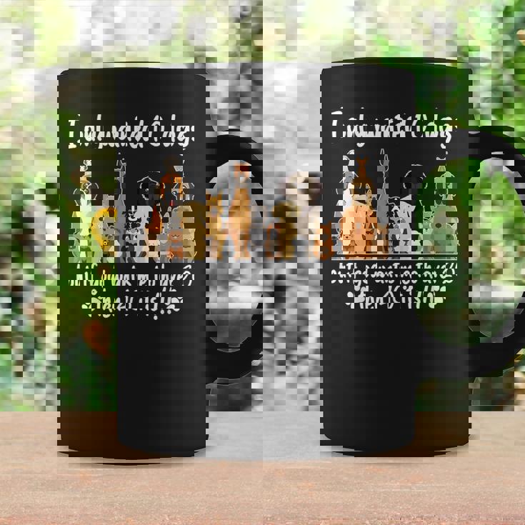 I Wanted Only Wanted 10 Dogs But If God Want Me Have 20 Then 40 コーヒーマグ ギフトのアイデア