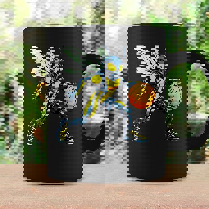 Wasp バスケットボール選手バスケットボール スズメバチ コーヒーマグ ギフトのアイデア