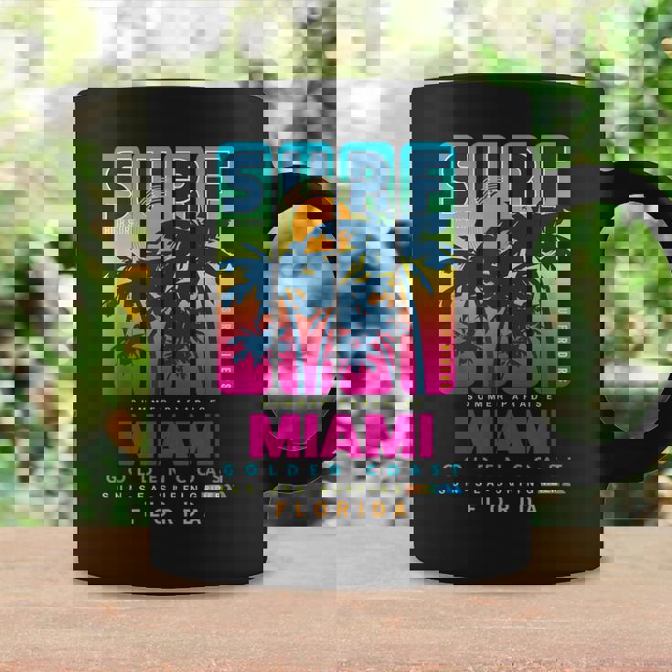 Wear Miami Florida Miami Colorfulunrise Graphic コーヒーマグ ギフトのアイデア