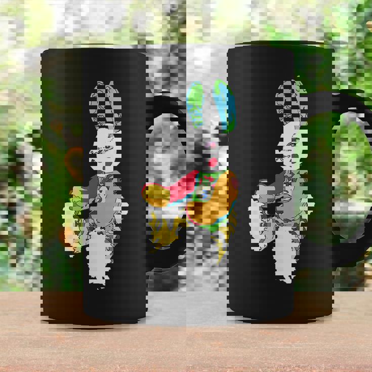 うさぎ星人 Yunaカラー コーヒーマグ ギフトのアイデア