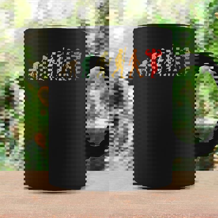 おかしいボディビル進化プレゼントヴィンテージボディビルダー コーヒーマグ ギフトのアイデア