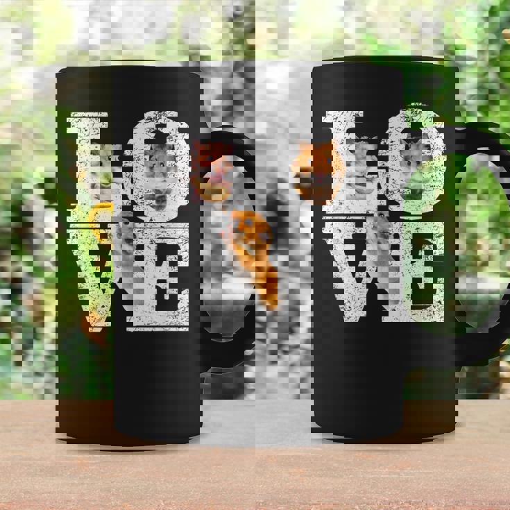 おもしろい I Love Hamsters ギフト かわいい ハムスター ペット好き ハムスター コーヒーマグ ギフトのアイデア