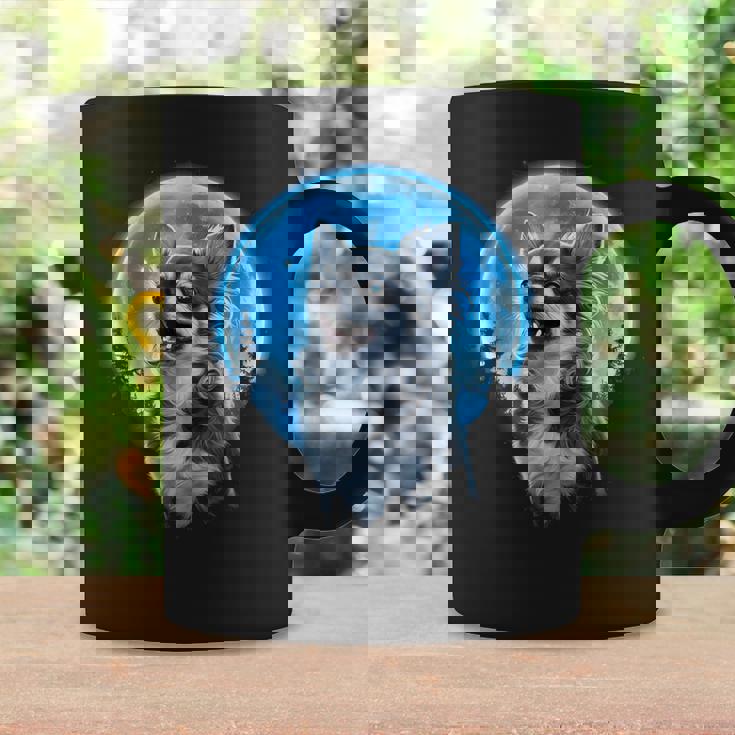 おもしろチワワ吠え月 チワワオーナー。 コーヒーマグ ギフトのアイデア