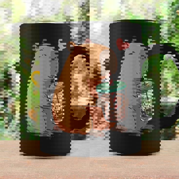 かわいい カピバラ ドリンク バブルティー カワイイ Capy Lover キッズ ガールズ コーヒーマグ ギフトのアイデア