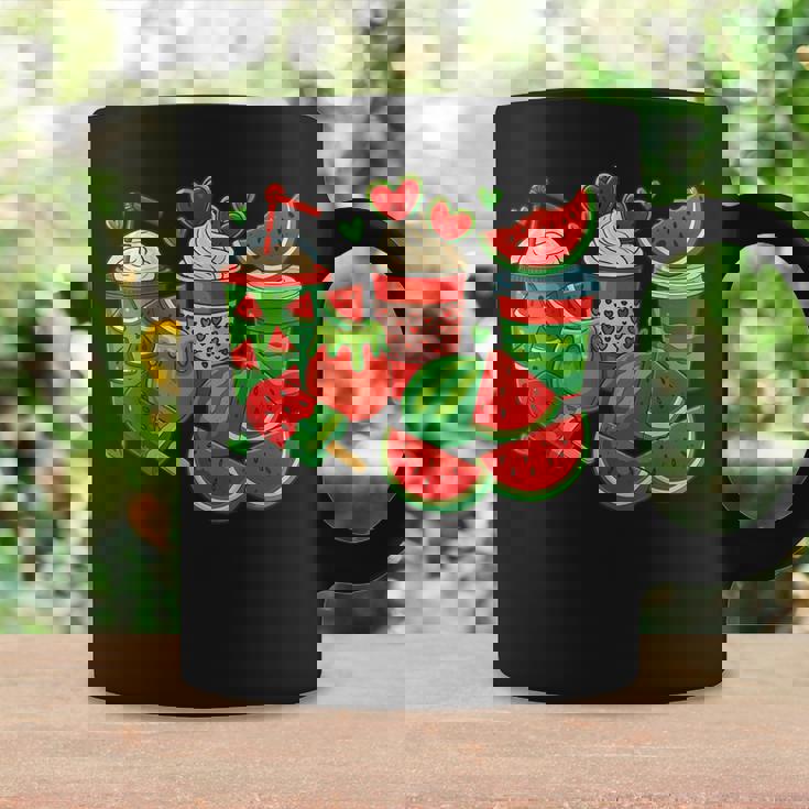 かわいい スイカ好き 夏 フルーツ スイカ アイスコーヒー コーヒーマグ ギフトのアイデア