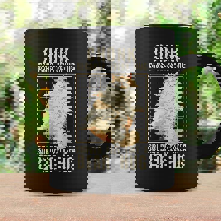 かわいい ラガマフィン 猫 面白い チョンク ぽっちゃり 猫 コーヒーマグ ギフトのアイデア