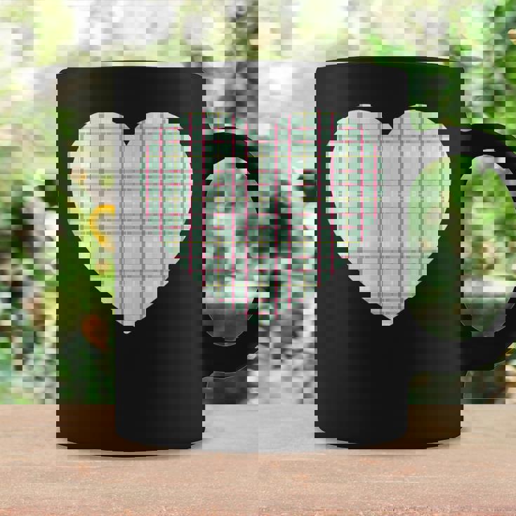 かわいい レトロ チェック柄 ギンガム柄 ミニマリスト コーヒーマグ ギフトのアイデア