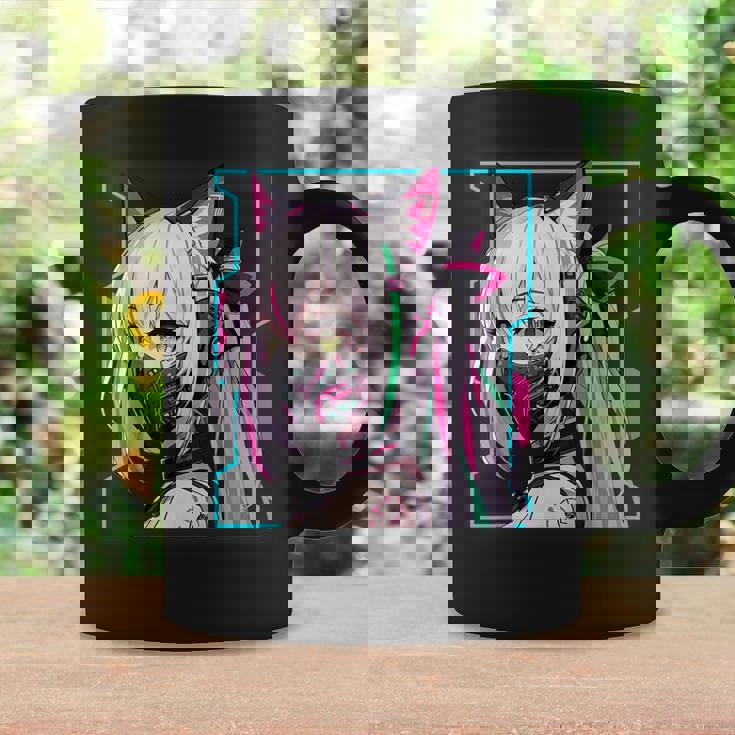 かわいい 日本の漫画 アニメ 美学 サイバーパンク テックウェア コーヒーマグ ギフトのアイデア