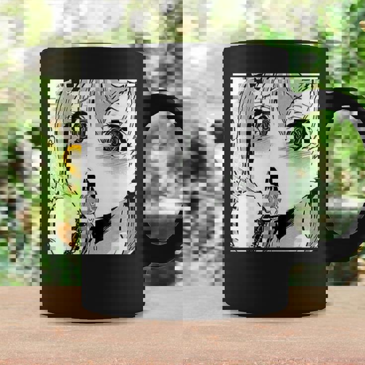 かわいいアヘ顔 アニメ 女の子 オタクウィーブ ラブ ビッグアイズ ドリップ コーヒーマグ ギフトのアイデア