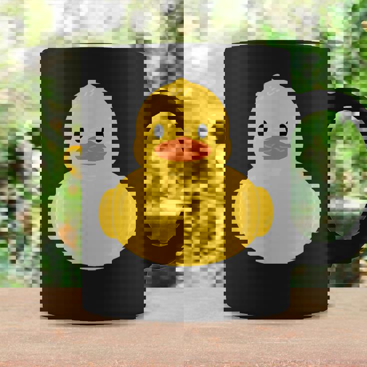 かわいいゴム製アヒルのアヒル コーヒーマグ ギフトのアイデア
