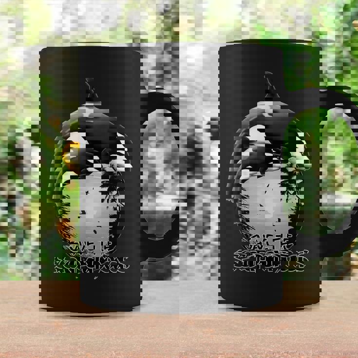 かわいいシャチサモアポリネシア コーヒーマグ ギフトのアイデア