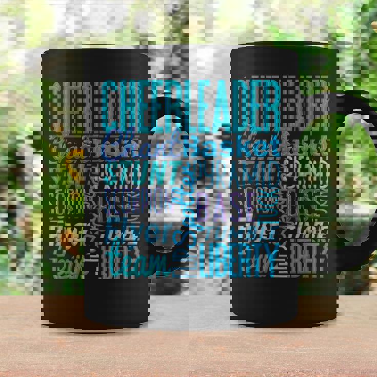 かわいいチアリーダーギフト ブルーチアムーブ チアリーディングコーチ コーヒーマグ ギフトのアイデア