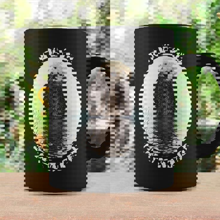 かわいいラッコ 言って I Love You Like No Otter私はあなたを愛しています コーヒーマグ ギフトのアイデア