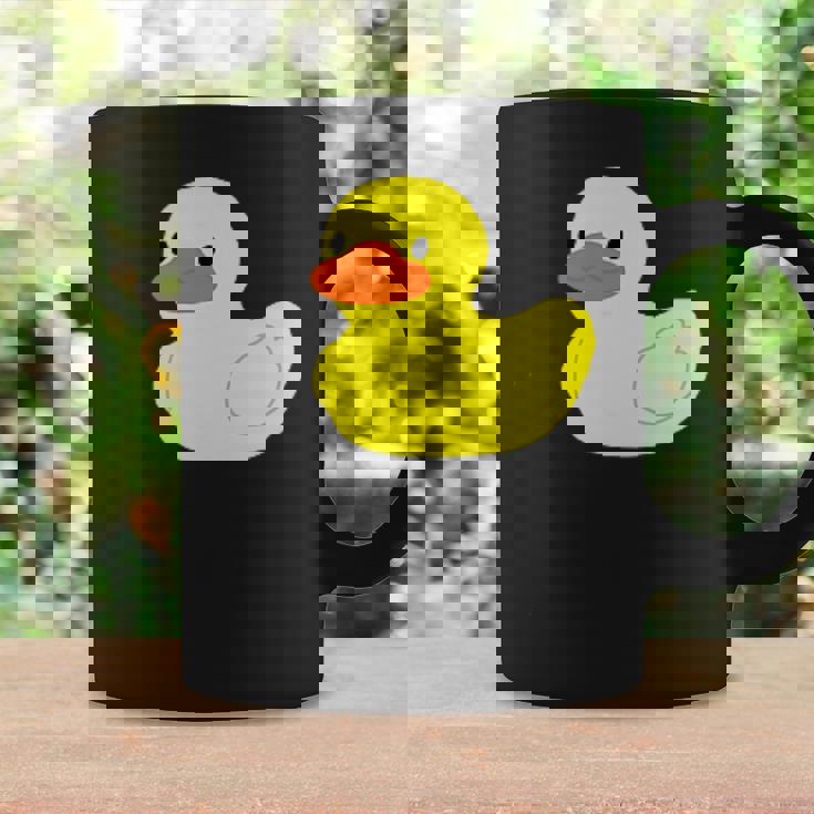 かわいいラバーダックイエローグラフィックかわいいラバーダック コーヒーマグ ギフトのアイデア