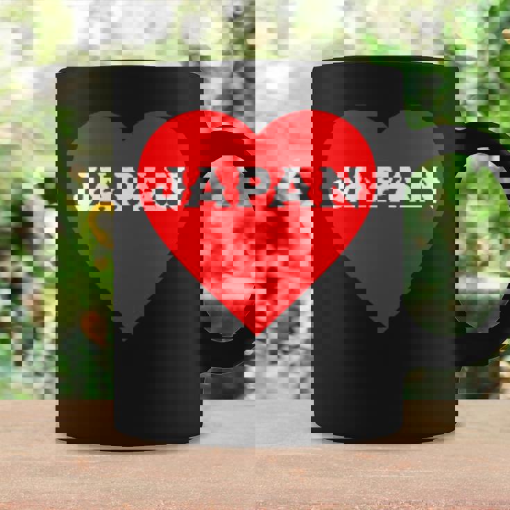 かわいい日本の国旗 ハートjapan 日本応援 ワンポイント コーヒーマグ ギフトのアイデア