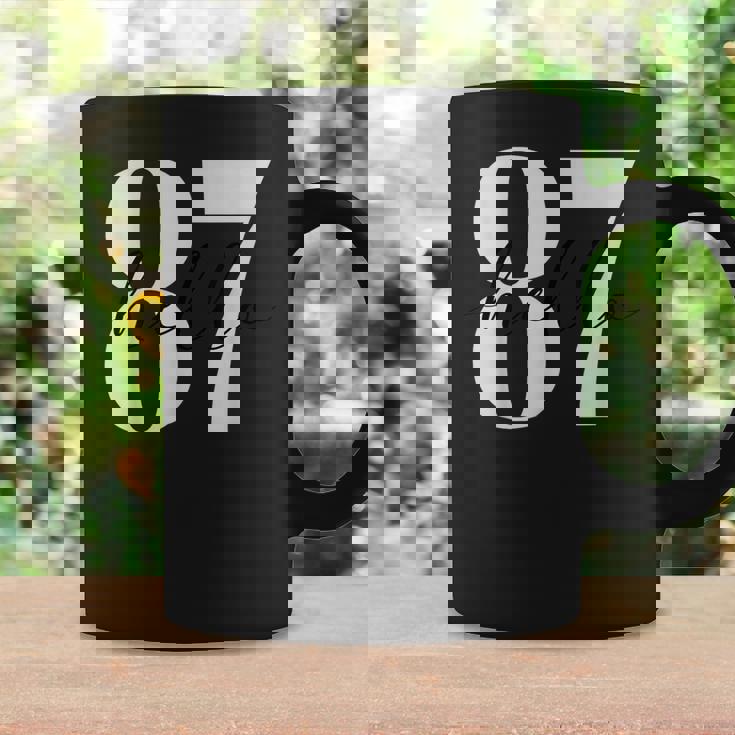 こんにちは 87歳誕生日ようこそ 87 コーヒーマグ ギフトのアイデア