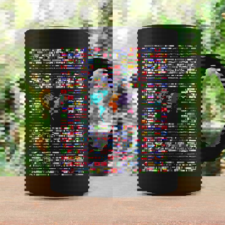 すべての国 世界の国旗 287 国旗 国際 コーヒーマグ ギフトのアイデア