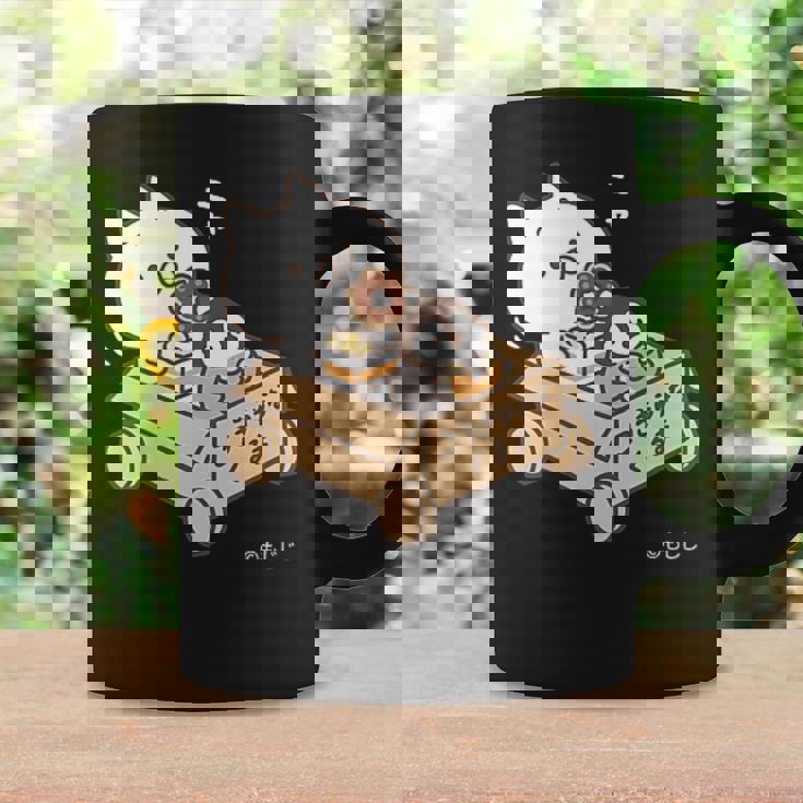 ねこぺん日和 こうきゅうなくるま ダークカラー コーヒーマグ ギフトのアイデア