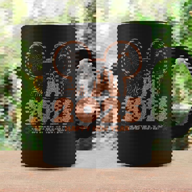 ねずみ 2025 新年あけましておめでとうございます 花火パーティー 2025 ファミリー コーヒーマグ ギフトのアイデア