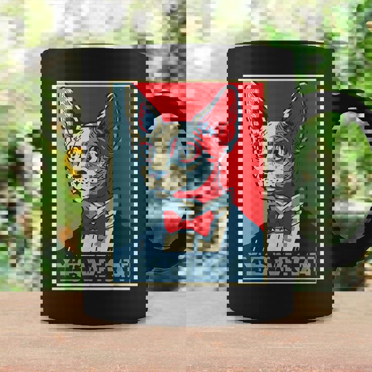 はい、私たちは面白い猫を社長として猫好きの猫好きの猫ルール面白い コーヒーマグ ギフトのアイデア