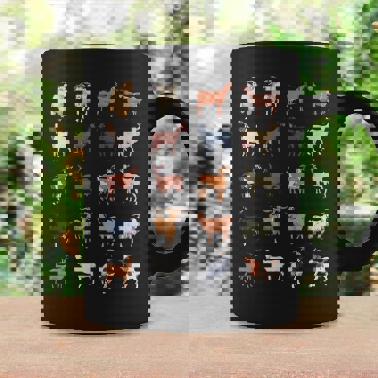 ふれあい動物園 たくさんのヤギ コーヒーマグ ギフトのアイデア