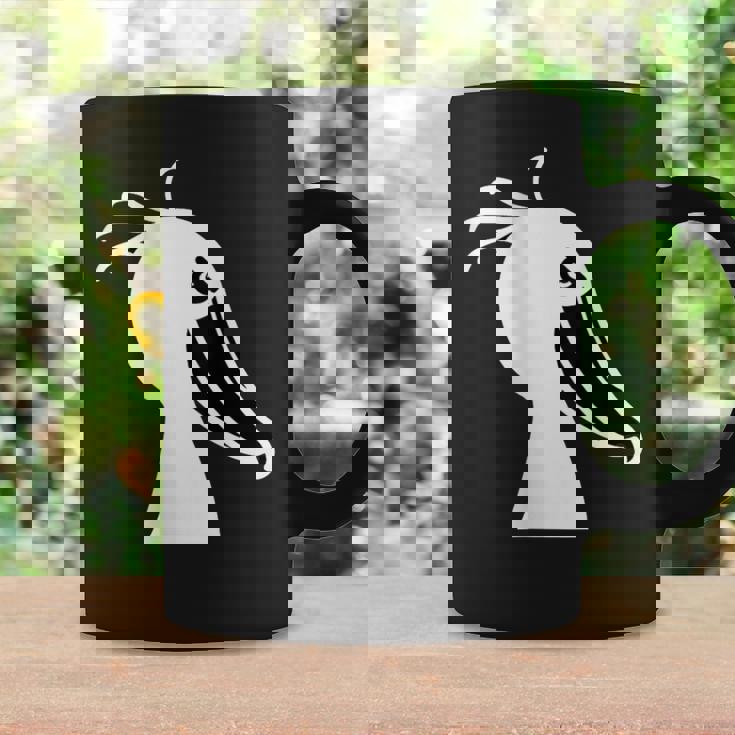 みんな大好きハシビロコウ 動かない鳥 はしび郎クラブ オリジナルデザイン イラスト おもしろ モノクロ コーヒーマグ ギフトのアイデア