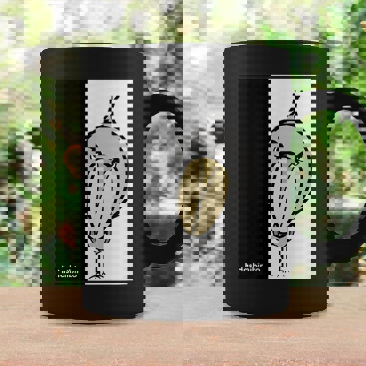 みんな大好きハシビロコウ 動かない鳥 ハシビ郎クラブt 動物園 鳥 おもしろ かわいい 両面プリント コーヒーマグ ギフトのアイデア