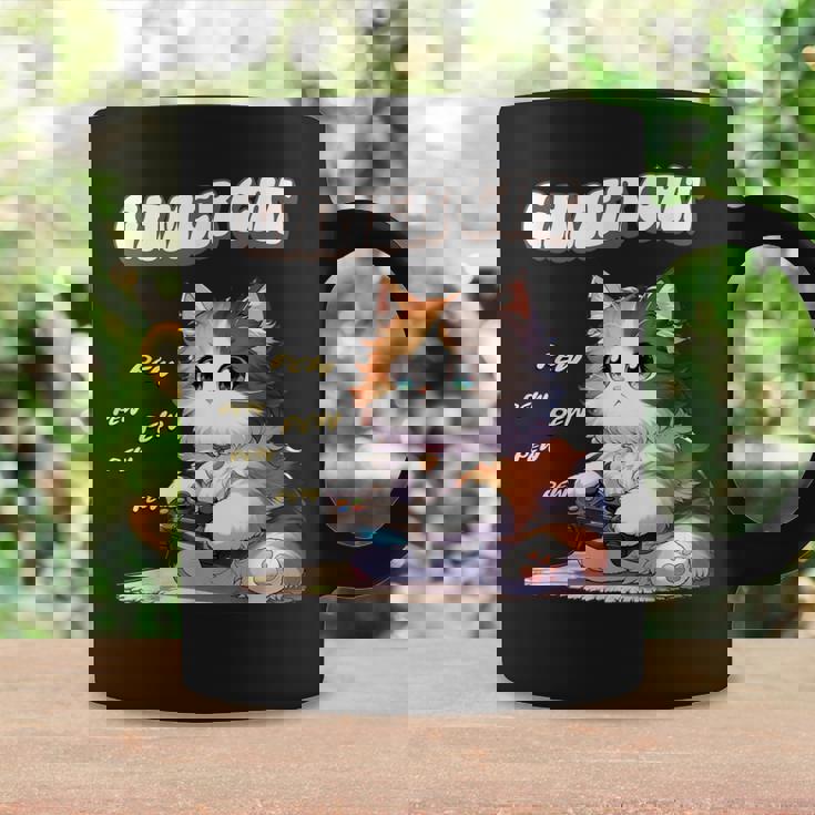 わがままゲーマー猫 ゲーム好き かわいい おもしろ マンガ アニメ オタク コーヒーマグ ギフトのアイデア