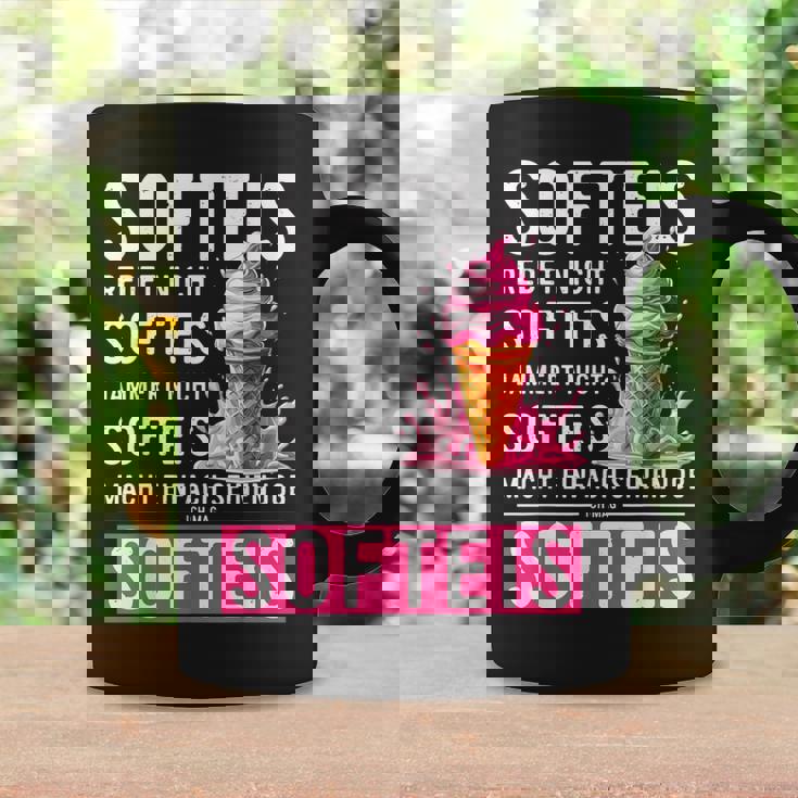 アイスクリームセラーコスチュームソフトアイスクリームはアイスクリームを言わないで話す コーヒーマグ ギフトのアイデア