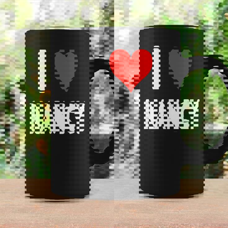 アイラブナンシー-ハート コーヒーマグ ギフトのアイデア