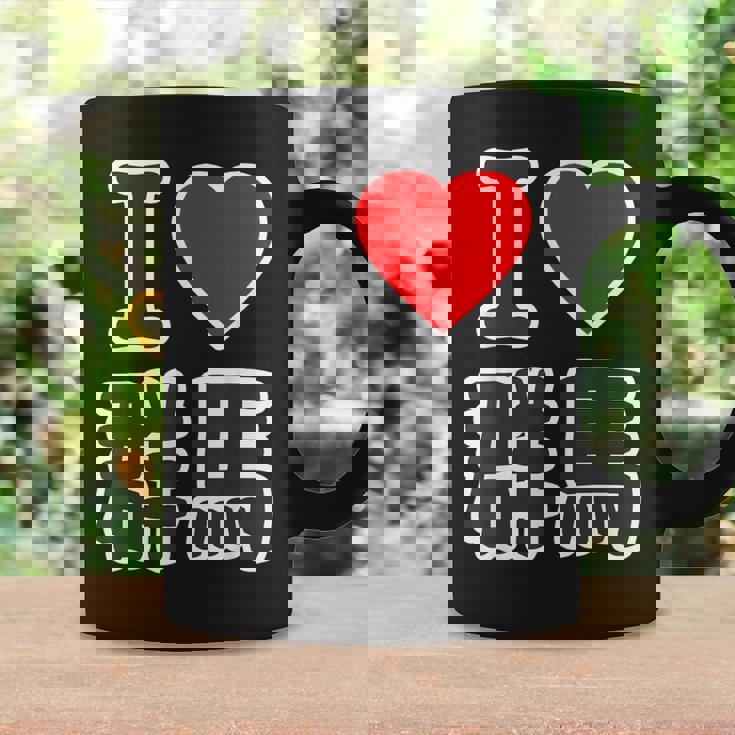 アイラブ・群馬（I Love ハート）Big 大きな文字 ハート【47都道府県】ジモtティ 旅行お土産 面白 コーヒーマグ ギフトのアイデア