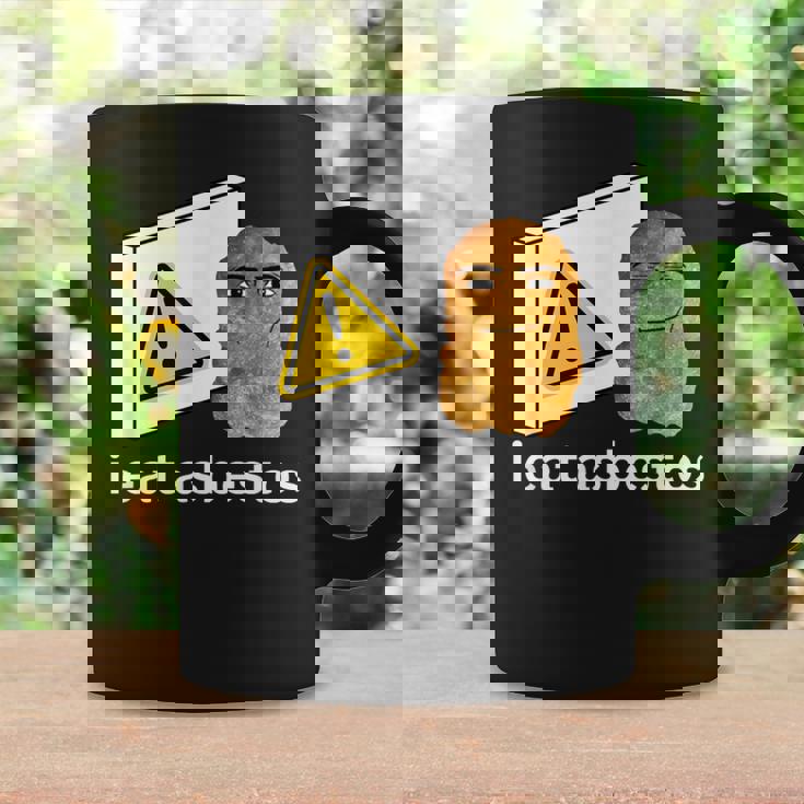 アイ・イート・アスベスト・ファニー・カーズ・チキン・ナゲット・ミーム コーヒーマグ ギフトのアイデア