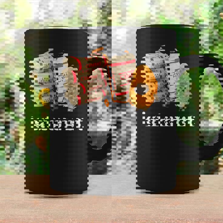 アイ・イート・セメント・ファニー・カーズ・クライング・キャット・ミーム コーヒーマグ ギフトのアイデア