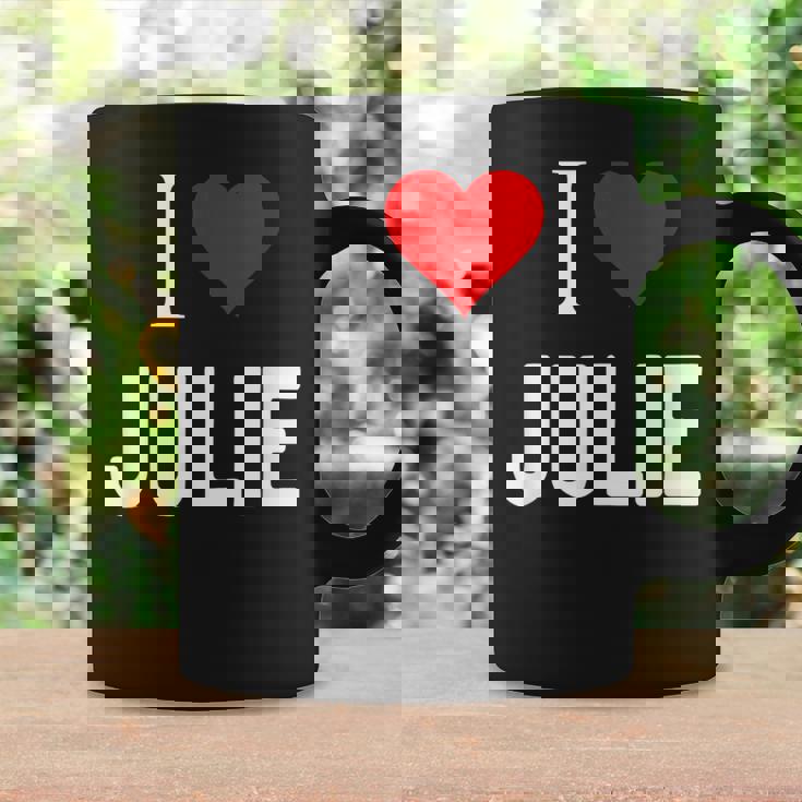 アイ・ラブ・ジュリー コーヒーマグ ギフトのアイデア