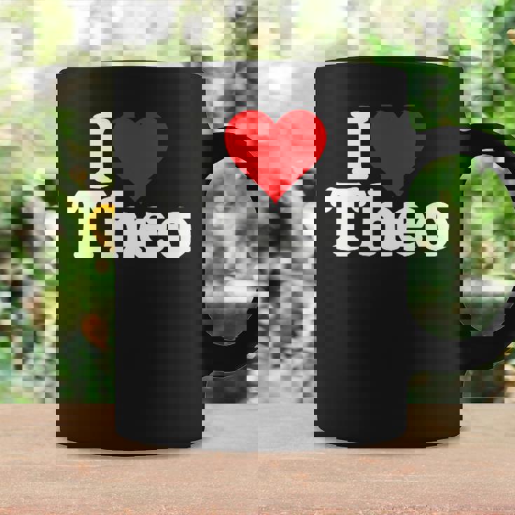 アイ・ラヴ・ハート・テオ・セオドア コーヒーマグ ギフトのアイデア