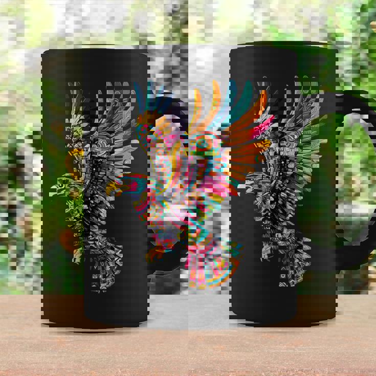 アステカ メキシコ神話 羽をつけた蛇 鷲 マヤ人 コーヒーマグ ギフトのアイデア