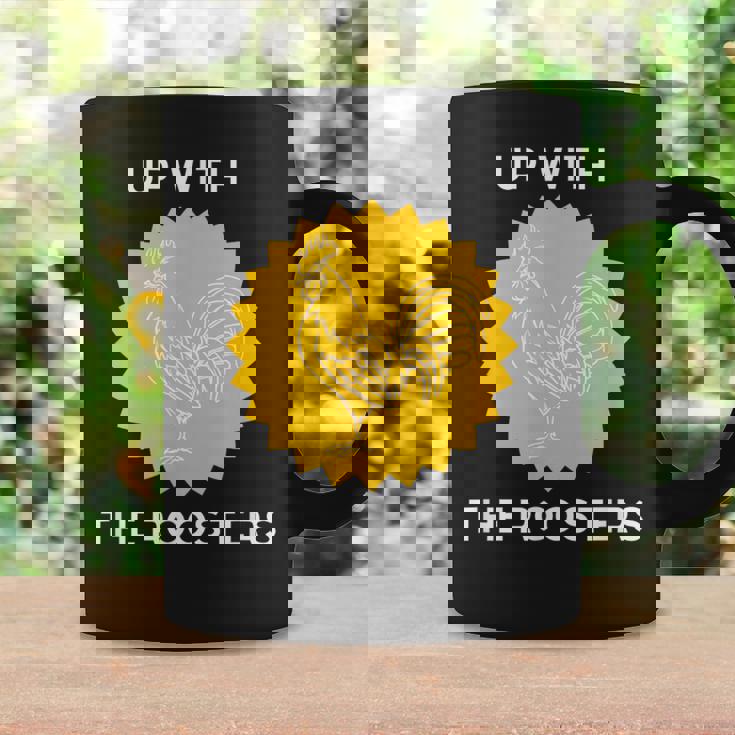 アップ・ウィズ・ザ・ルースターズ コーヒーマグ ギフトのアイデア