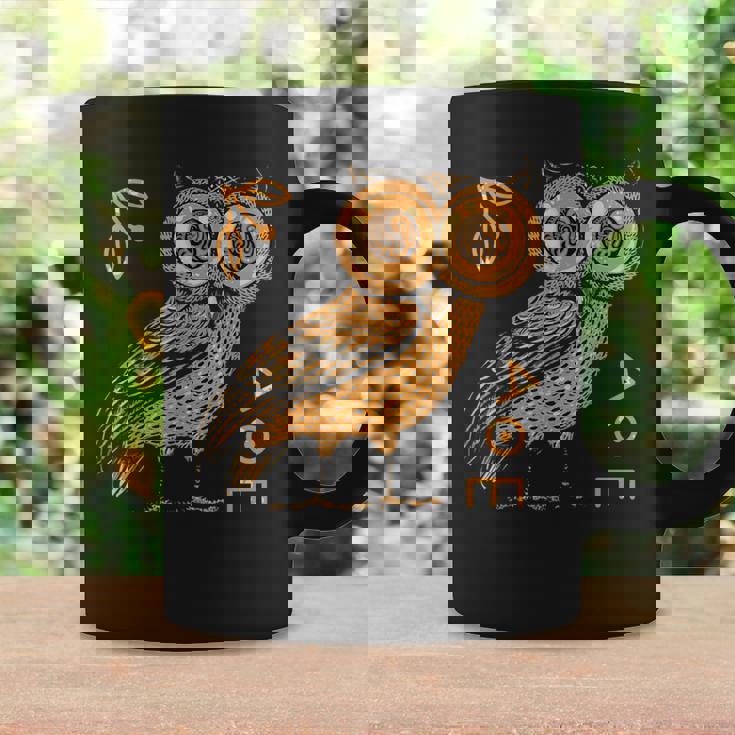 アテナのフクロウ ギリシャ神話 古代ギリシャ コーヒーマグ ギフトのアイデア