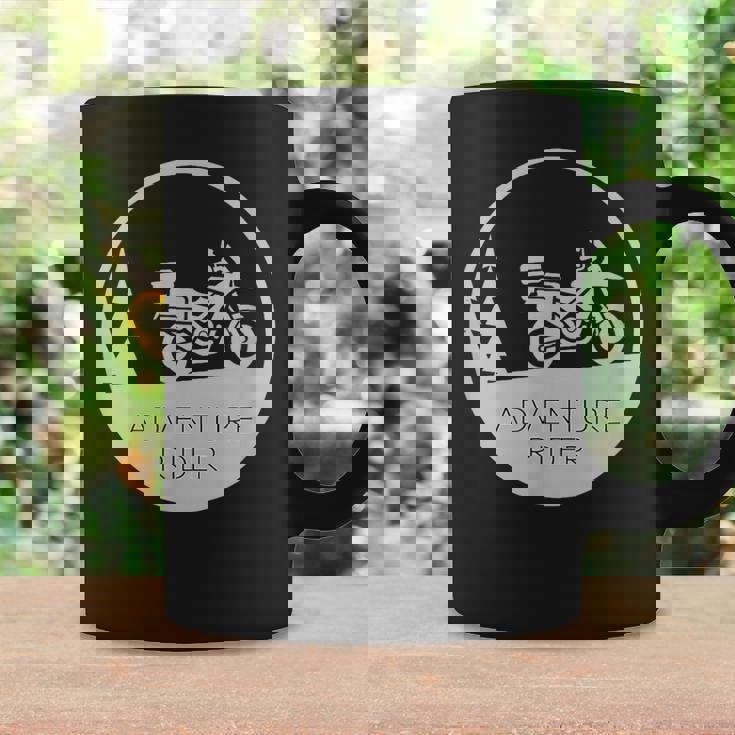 アドベンチャーバイクtシャツ コーヒーマグ ギフトのアイデア