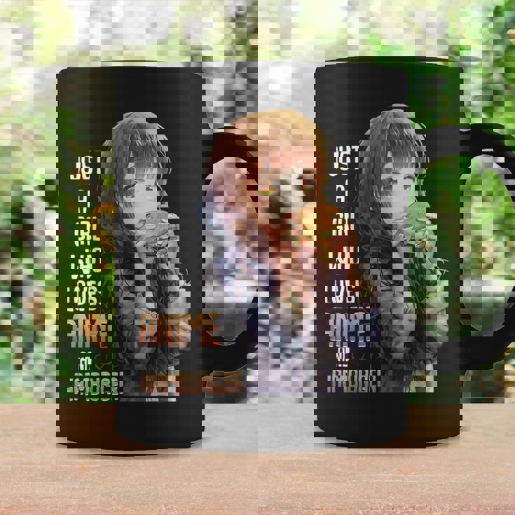 アニメとハンバーガーが大好きな女の子 コーヒーマグ ギフトのアイデア