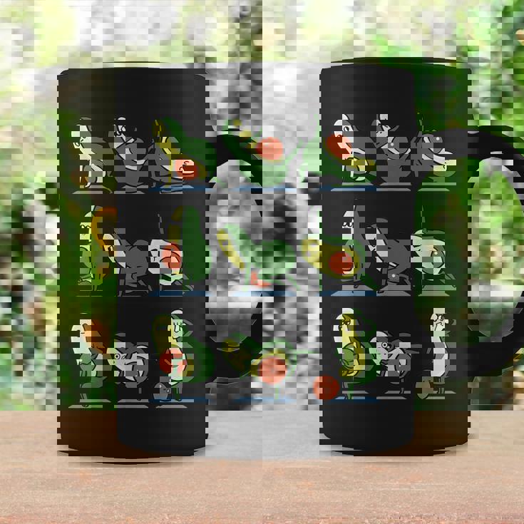 アボカドヨガ フラット腹部用 コーヒーマグ ギフトのアイデア